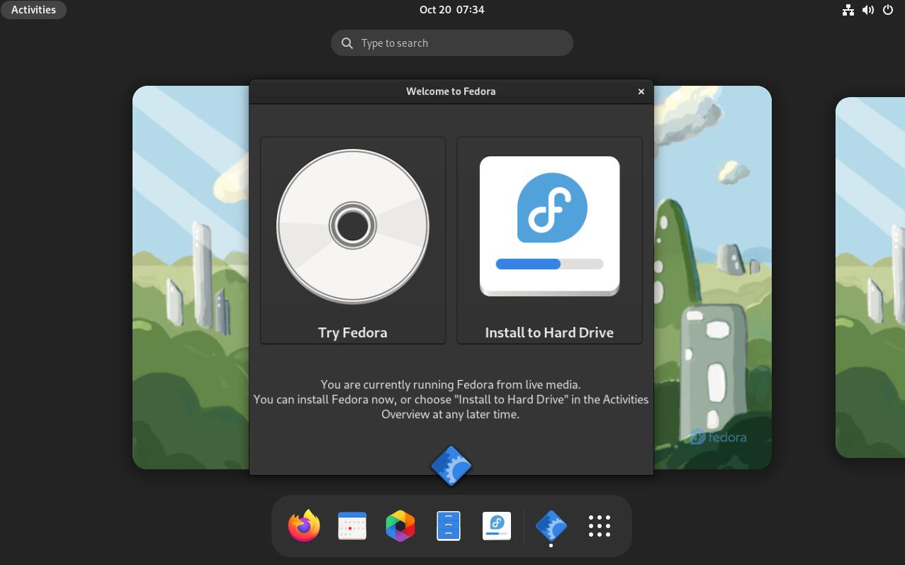 Instalacja Fedora